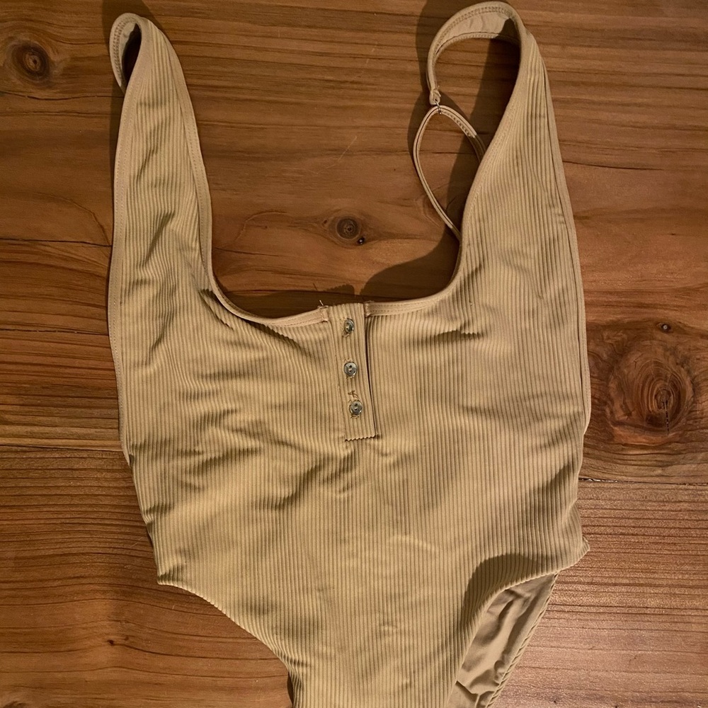 Frankies Bikinis One Piece - Tan